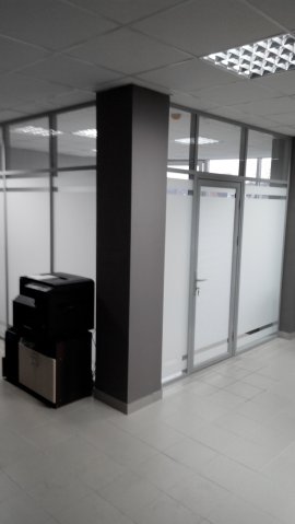 БЦ "Пушкинский".  г. Минск, ул. Берута 3Б. Офисные перегородки из системы ALT 111.